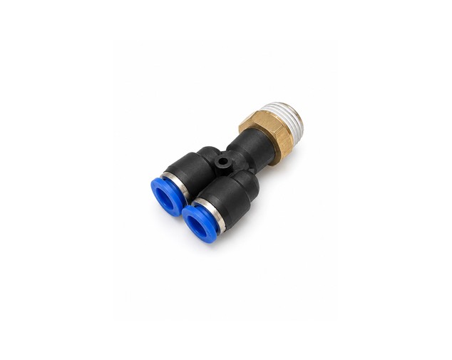 PX Series Y Type Threaded Tee Push-to-Connect Fitting (PX-C)