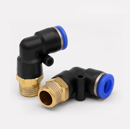 Pneumatic Push-to-Connect Male Elbow Fitting