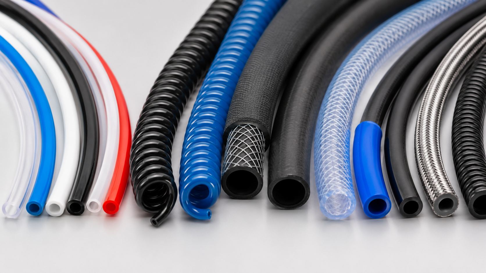 What are the best materials for pneumatic tubing and hoses