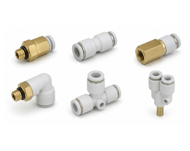 KJ Type Mini Push-to-Connect Fittings
