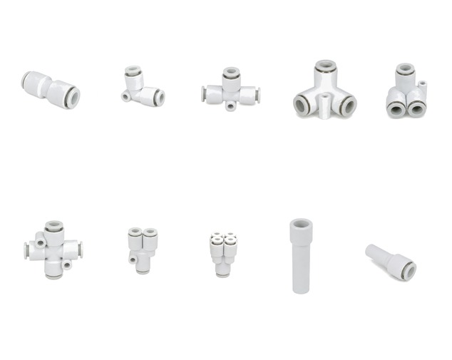 KQ2 Type Tube-to-Tube and Multi-Port Push-to-Connect Fittings