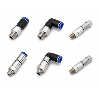 Stainless Steel Rotary One-Touch Fittings (RC, RL, RMF, HRC, HRL, HRMF)