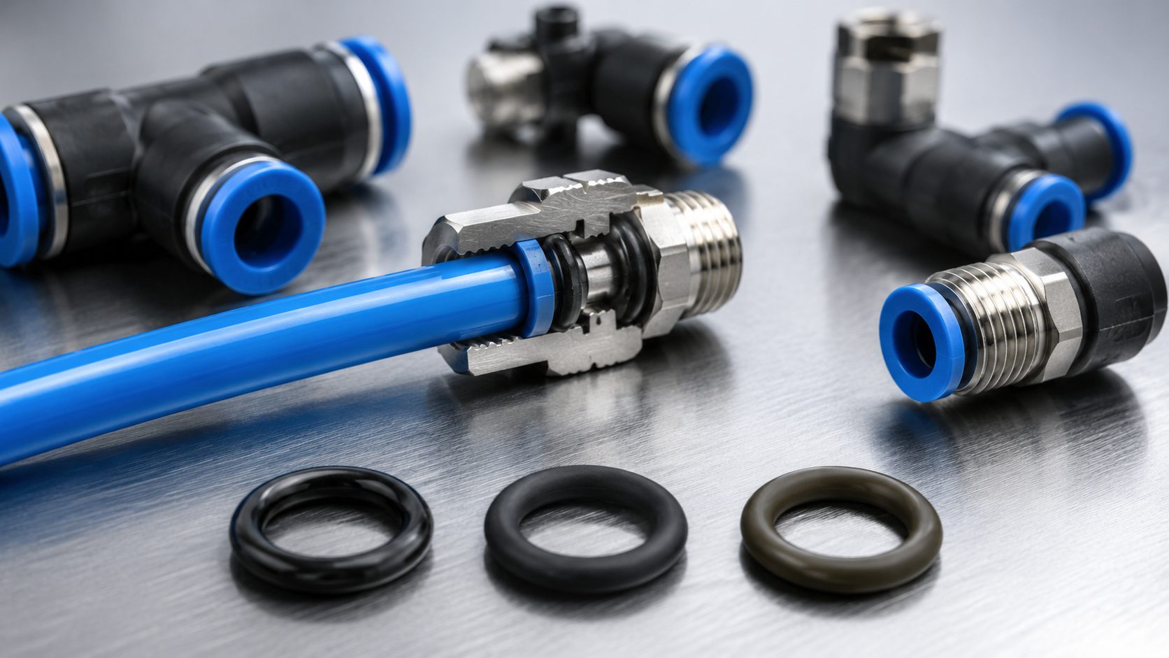 Choosing the Right O-Ring Material for Pneumatic Fittings NBR, EPDM, or FKM
