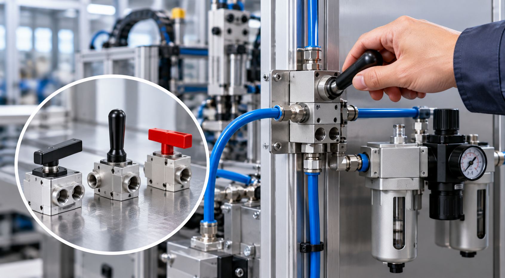 How to Choose a Pneumatic Hand Valve for Local Machine Isolation and Maintenance