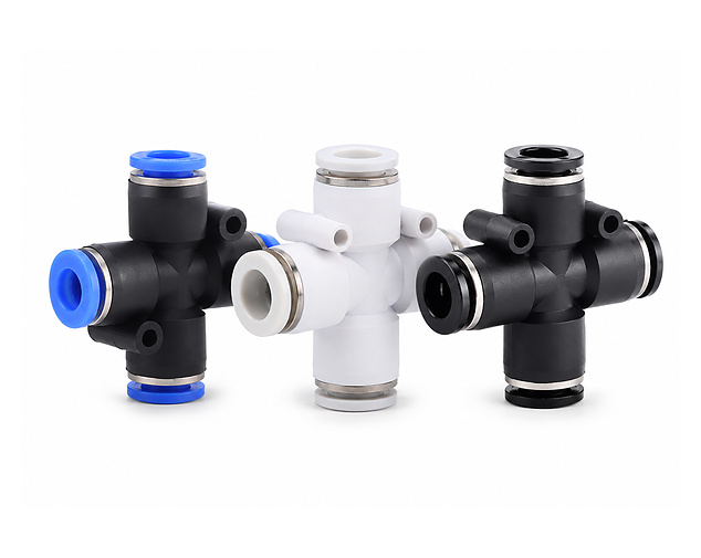 PXL Series Cross Union Push-to-Connect Fitting (PZA Type)
